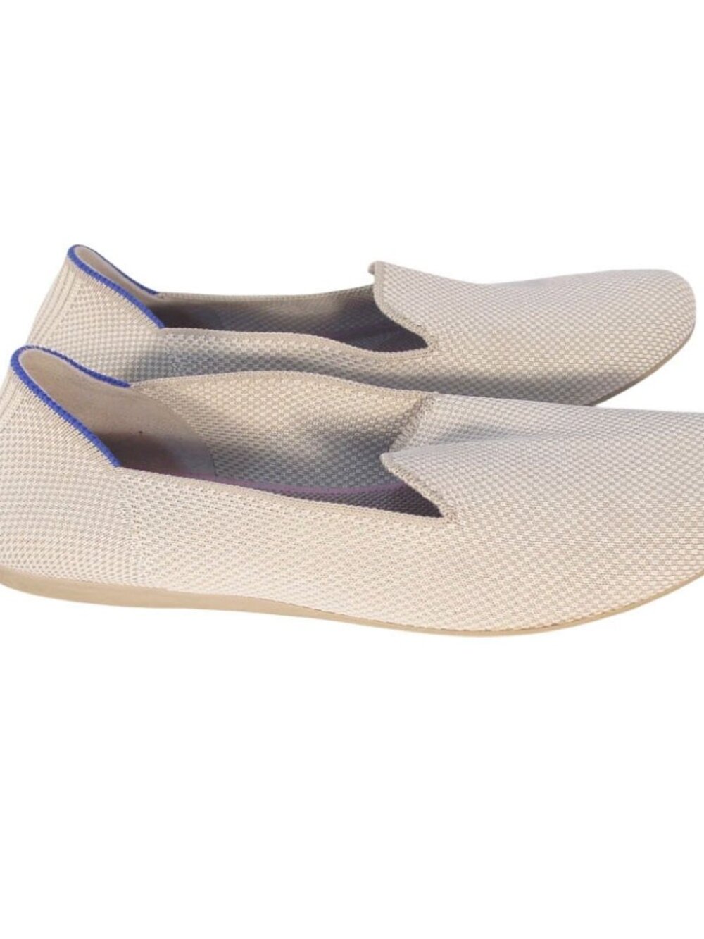 Rothy’s THE LOAFER Linen Double Stitch Women’s Beige Flats Shoes - 9.5 - Picture 8 of 9